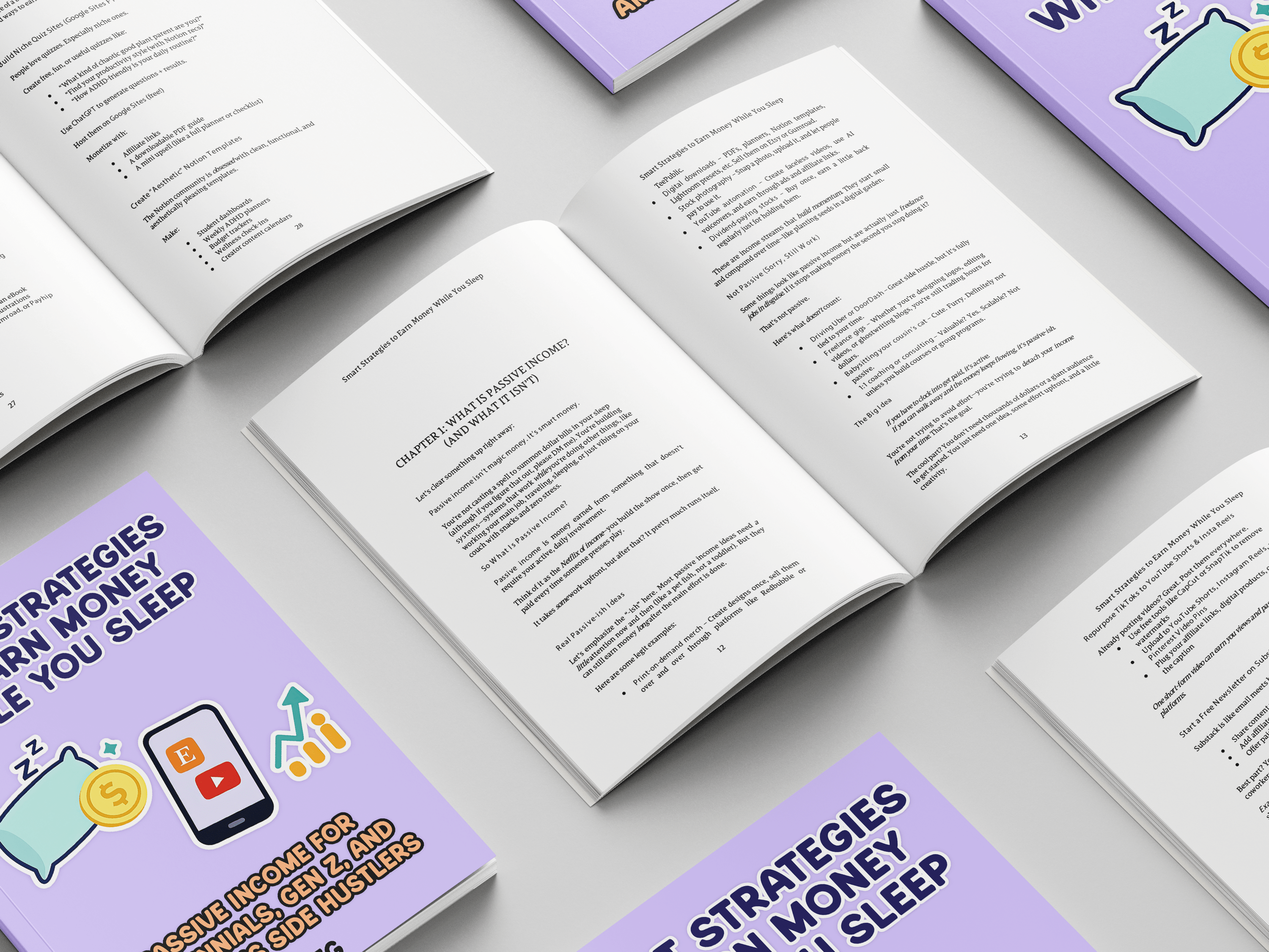 Smart Strategies to Earn Money While You Sleep (Digital eBook)